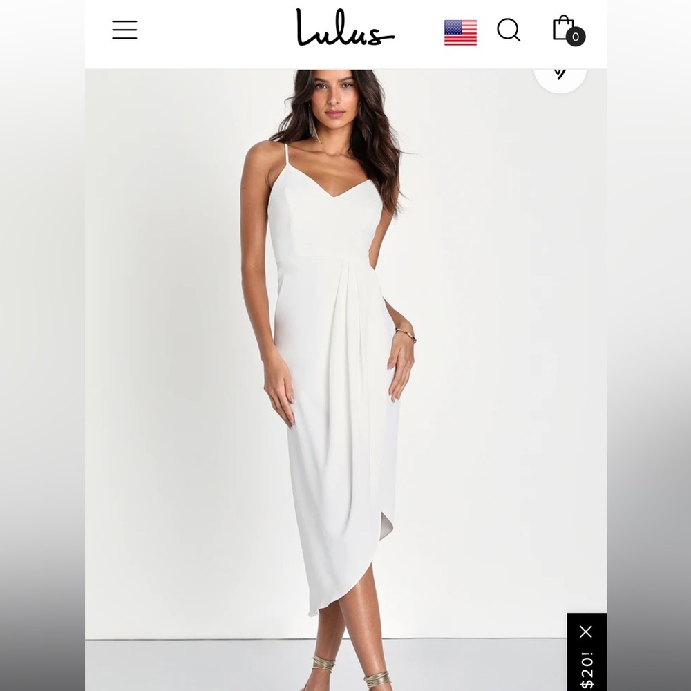 LULUS white dress